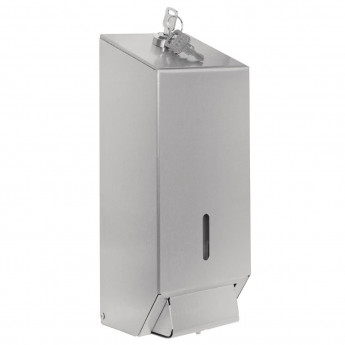 Jantex Stainless Steel Soap and Hand Sanitiser Dispenser 1 Litre - Click to Enlarge