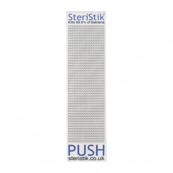 SteriStik Antibacterial Door Push 480x120mm (Pack of 10) - Click to Enlarge