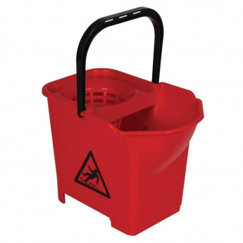 Jantex Colour Coded Mop Bucket Red - Click to Enlarge