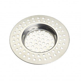 KitchenCraft Stainless Steel Large Hole Sink Strainer 75mm - Click to Enlarge