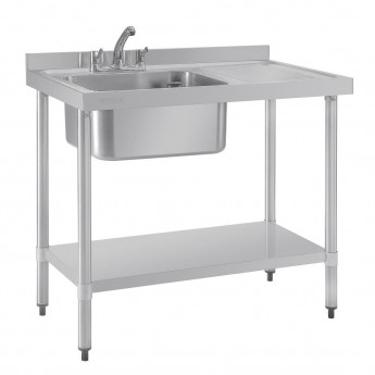 Vogue Single Sink Right Hand Drainer - Click to Enlarge