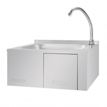 Vogue Stainless Steel Knee Operated Sink - Click to Enlarge