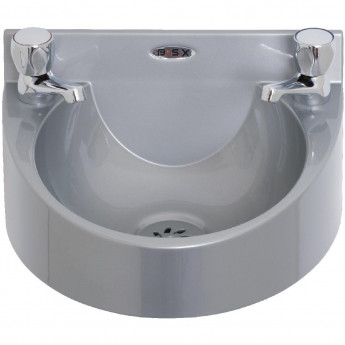 Basix Polycarbonate Hand Wash Basin Grey - Click to Enlarge