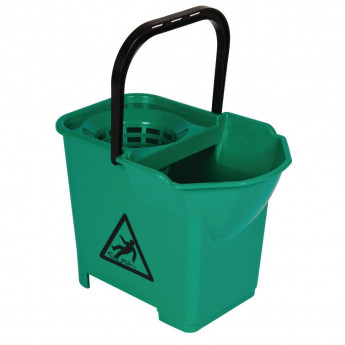 Jantex Colour Coded Mop Bucket Green - Click to Enlarge