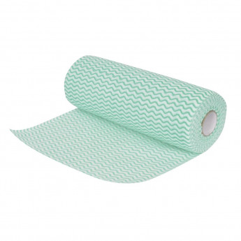 Jantex Non Woven Cloths Green (Roll of 100) - Click to Enlarge