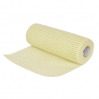Jantex Non Woven Cloths Yellow (Roll of 100) - Click to Enlarge