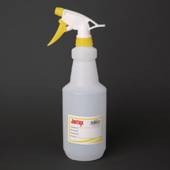 Jantex Colour-Coded Trigger Spray Bottle Yellow 750ml - Click to Enlarge
