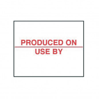 Produced On Labels (Pack of 14000) - Click to Enlarge