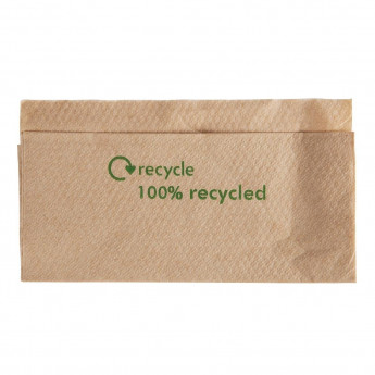 Compostable Kraft Lunch Napkins 320 x 300mm (Pack of 6000) - Click to Enlarge