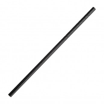Fiesta Green Compostable Bendy Paper Straws Black (Pack of 250) - Click to Enlarge