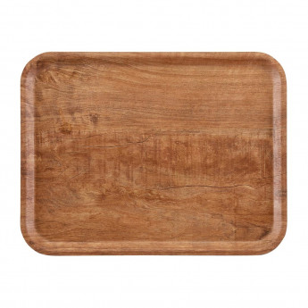 Cambro Madeira Laminate Canteen Tray Brown Olive - Click to Enlarge