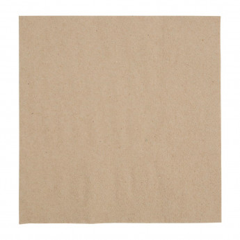 Fiesta Recycled Kraft Lunch Napkins 330mm (Pack of 2000) - Click to Enlarge