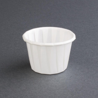 Fiesta Disposable Paper Sauce Pots Small 28ml / 1oz (Pack of 250) - Click to Enlarge