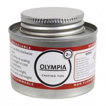 Olympia Liquid Chafing Fuel With Wick 2 Hour (Pack of 12) - Click to Enlarge