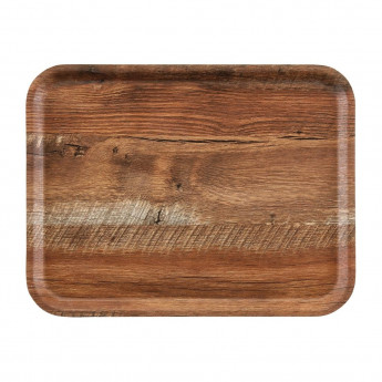 Cambro Madeira Laminate Canteen Tray Brown Oak - Click to Enlarge