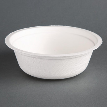 Fiesta Green Compostable Bagasse Bowls Round 18oz (Pack of 50) - Click to Enlarge