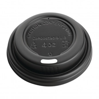 Fiesta Green Compostable Espresso Cup Lids 113ml / 4oz - Click to Enlarge