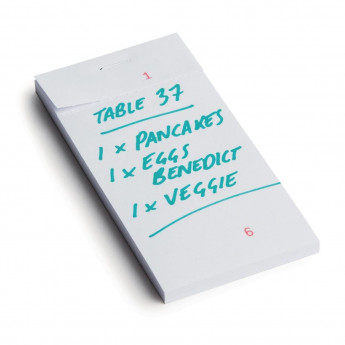 Restaurant and Kitchen Check Pad Single Leaf (Pack of 50) - Click to Enlarge