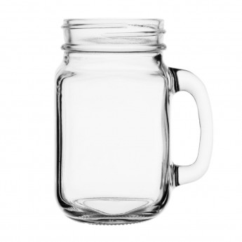 Olympia Handled Jam Jar Glasses 450ml (Pack of 12) - Click to Enlarge