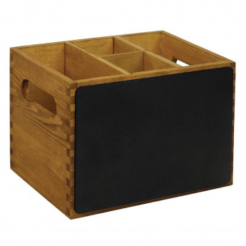Olympia Table Organiser with Blackboard - Click to Enlarge