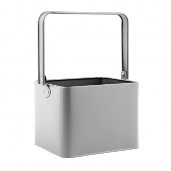 Olympia Galvanised Table Tidy Grey - Click to Enlarge