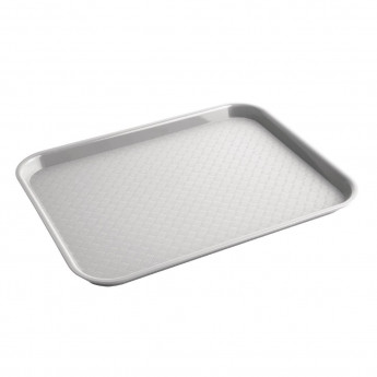 Olympia Kristallon Polypropylene Fast Food Tray Grey - Click to Enlarge