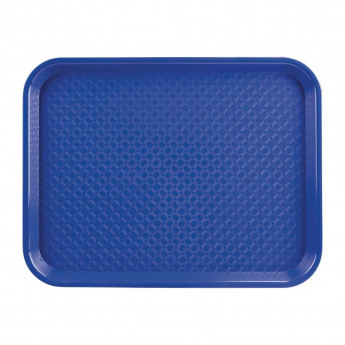 Olympia Kristallon Polypropylene Fast Food Tray Blue - Click to Enlarge