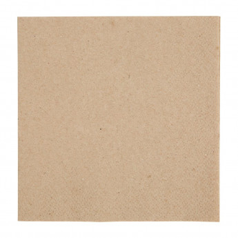 Fiesta Recycled Kraft Cocktail Napkins 240mm (Pack of 4000) - Click to Enlarge