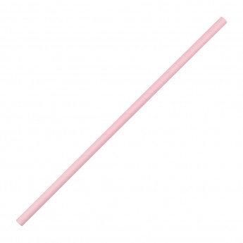 Fiesta Green Compostable Bendy Paper Straws Pink (Pack of 250) - Click to Enlarge