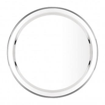 Olympia Stainless Steel Round Service Tray 405mm - Click to Enlarge