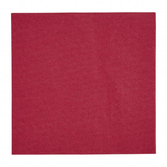 Fiesta Lunch Napkins Bordeaux 330mm (Pack of 2000) - Click to Enlarge