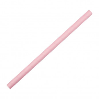 Fiesta Green Compostable Paper Smoothie Straws Pink (Pack of 250) - Click to Enlarge