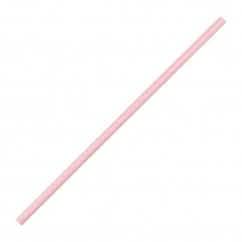 Fiesta Green Compostable Paper Straws Pink (Pack of 250) - Click to Enlarge