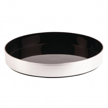 Beaumont Aluminium Round Non-Slip Drinks Tray 330mm - Click to Enlarge