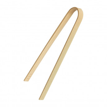 Fiesta Green Biodegradable Mini Bamboo Tongs (Pack of 50) - Click to Enlarge