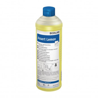 Ecolab Assert Lemon Washing Up Liquid Concentrate 1Ltr (6 Pack) - Click to Enlarge