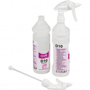 Suma D10 Cleaner and Sanitiser Refill Bottles 750ml (Pack of 2) - Click to Enlarge