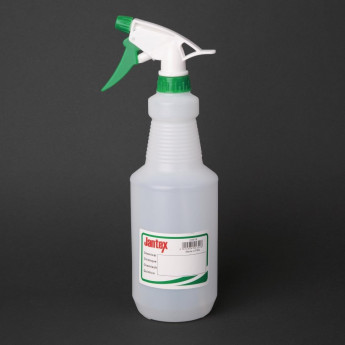 Jantex Colour-Coded Trigger Spray Bottle Green 750ml - Click to Enlarge