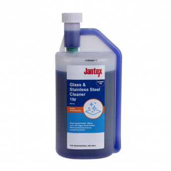 Jantex Glass and Stainless Steel Cleaner Super Concentrate 1Ltr - Click to Enlarge