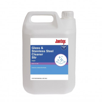 Jantex Glass and Stainless Steel Cleaner Ready To Use 5Ltr - Click to Enlarge