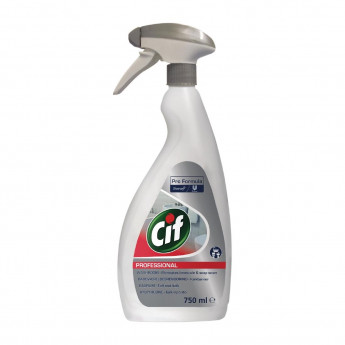 Cif Pro Formula 2-in-1 Washroom Cleaner and Descaler Ready To Use 750ml (6 Pack) - Click to Enlarge