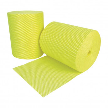 EcoTech Envirolite Super Antibacterial Cleaning Cloths Yellow (Roll of 2 x 500) - Click to Enlarge