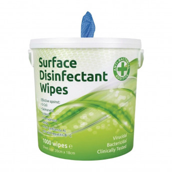 EcoTech Disinfectant Surface Wipes Bucket - Click to Enlarge