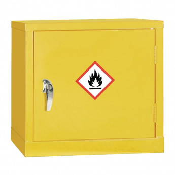 Hazardous Substance Cabinet Single Door Yellow 5Ltr - Click to Enlarge