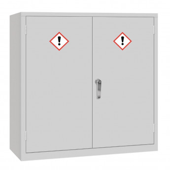 COSHH Cabinet Double Door Grey 30Ltr - Click to Enlarge