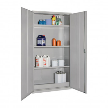 COSHH Cabinet Double Door Grey 36Ltr - Click to Enlarge