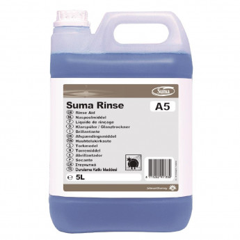 Suma A5 Warewasher Rinse Aid Concentrate 5Ltr (2 Pack) - Click to Enlarge