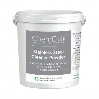 ChemEco Stainless Steel Cleaner Powder 1kg (Pack of 4) - Click to Enlarge