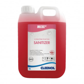 Cleenol Mixx It Surface Cleaner and Sanitiser 2Ltr (Pack of 2) - Click to Enlarge