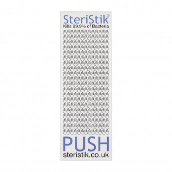 SteriStik Antibacterial Door Push 225x75mm (Pack of 10) - Click to Enlarge